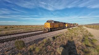 UP 9833 West — Double-Stacks & Pigs at MP 788 | Sunset Route