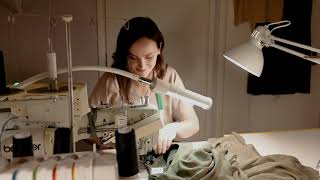 Sewing atelier Finland. Slow fashion Zero waste design Repair & Remake. RESTYLE by Mia