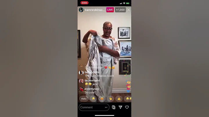 Karen Robinson Instagram Live 4/6/20