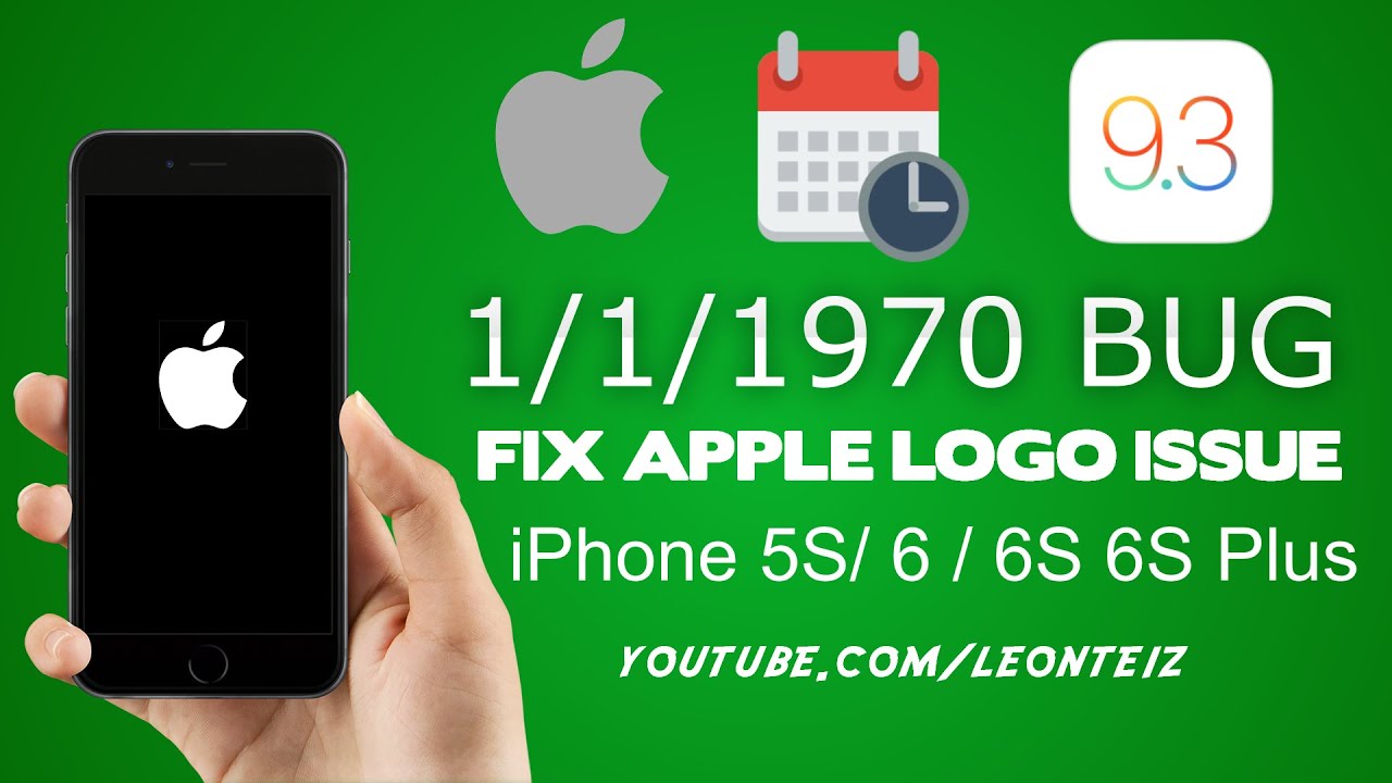 How to fix iPhone Stuck on Apple Logo (1st of January 1970 glitch
