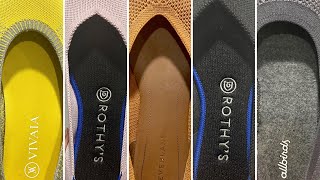 Knit shoes: Vivaia, Rothy’s, Allbirds, Everlane ReKnit comparison in comfort, Coupon: LD til 3.9.23