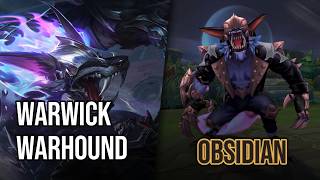 Warhound Warwick Skin | League of Legends | Obsidian Chromas
