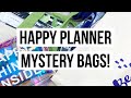 Happy Planner Mystery Bag Unboxing - Household, Wellness and Washi Tape Bags!