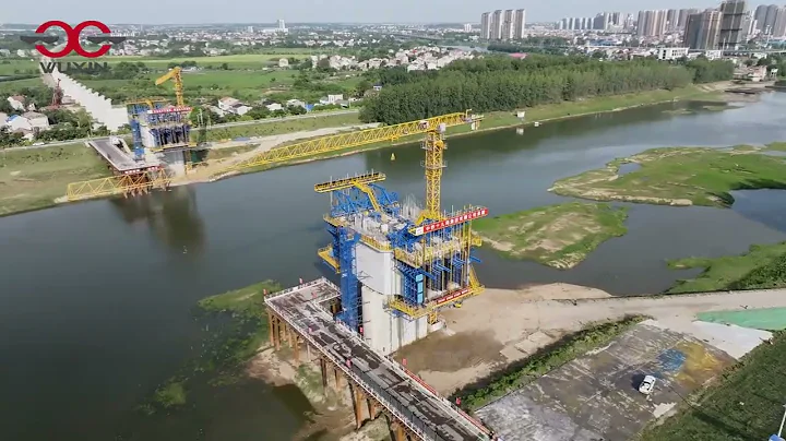 Wuxin Intelligent form traveller - Bridge construction site