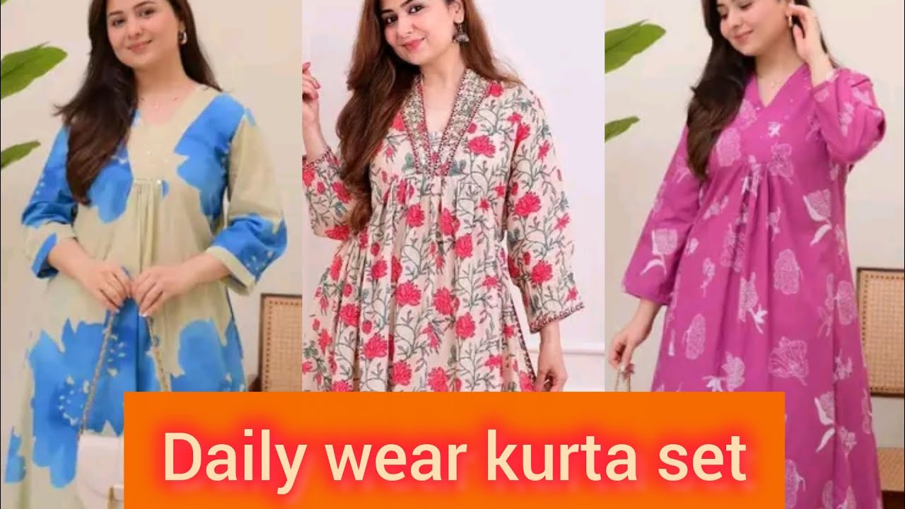 Daily wear kurta collection.for all seasons.