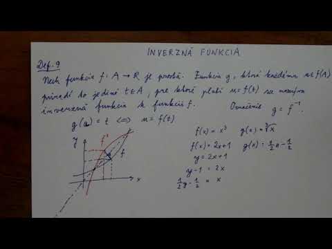 Náhľad videa: 04. Inverzná funkcia