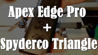 ИДЕЯ. Apex Edge Pro + Spyderco Triangle = новая точилка ножей
