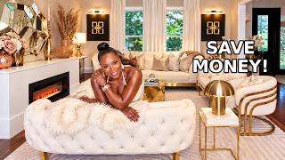 ELEGANT LIVING ROOM TOUR | Where Everything Is From + How I Save Money