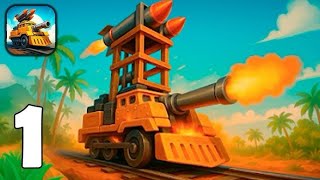 Train Attack Merge War : Gameplay Walkthrough Part 1 (IOS,Android) screenshot 3