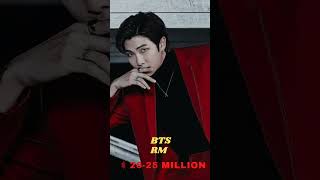 BTS SHOCKING 😱 Net Worth REVEALED #bts #shorts #viral #short #youtubeshorts #trending
