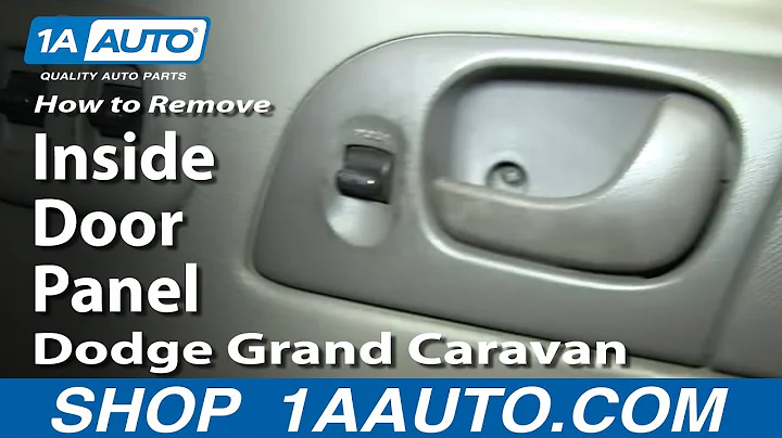 How To Remove Door Panel 02-07 Dodge Grand Caravan
