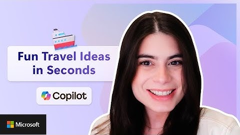 Travel Ideas Made Easy with Copilot in Word | Microsoft 365