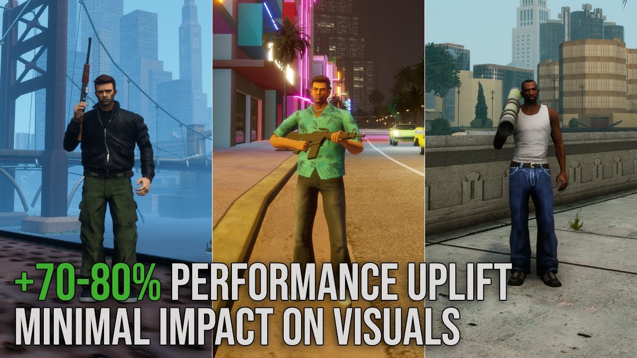 GTA Trilogy Definitive Edition - Best Settings for budget PCs! | Settings Optimization Guide