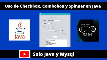 Uso de CheckBox, ComboBox y Radio Button en Java NetBeans