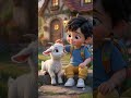 🥹🐐💖 नन्हा बच्चा प्यार से बकरे को सुलाता है 😴 | Cute Baby Goat Friendship Story | Kidzoo #littlekids