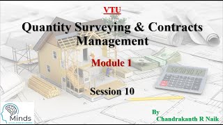 Session 10,Centre Line Method Quantity Surveying & Contracts Management #VTU,#Centrelinemethod