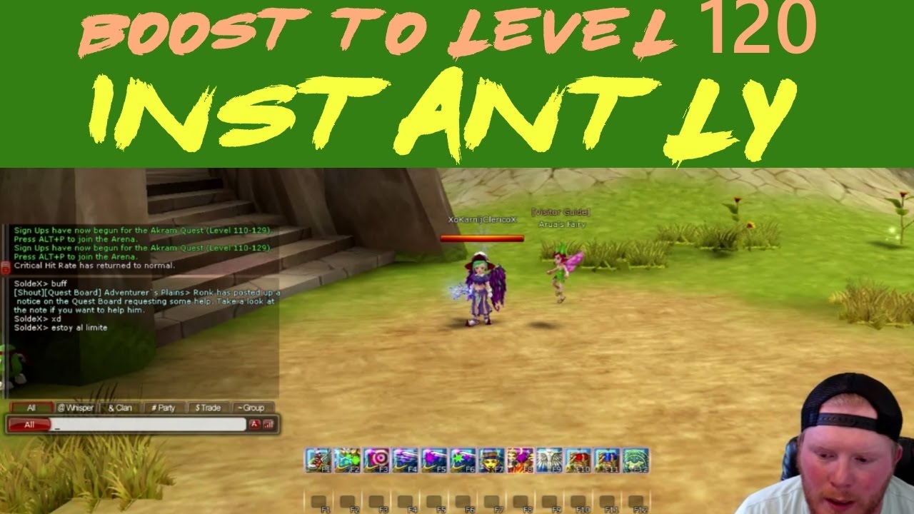 ARUAROSE | LEVELING INSTANTLY TO 120