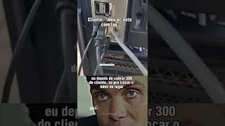 💻 Milagre Técnico: 300 Reais Pra Trocar o Cabo HDMI 😂 #SuporteTech
