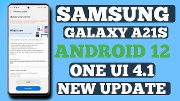 Samsung Galaxy A21s One Ui 4.1/Android 12 New Update|New Features|File Size
