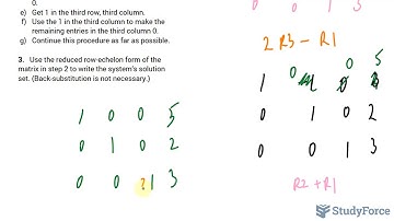 Solving a 3-Variable Linear System by Gauss-Jordan Elimination (Step-by-Step)