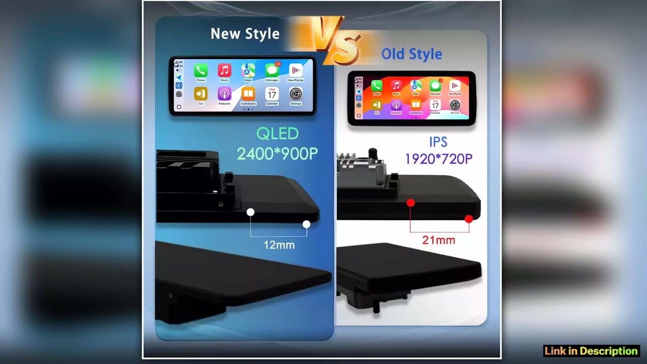 123Inch Car Radio Video Player Wireless Apple CarPlay Android 14 Car Touch Screen For Volkswagen