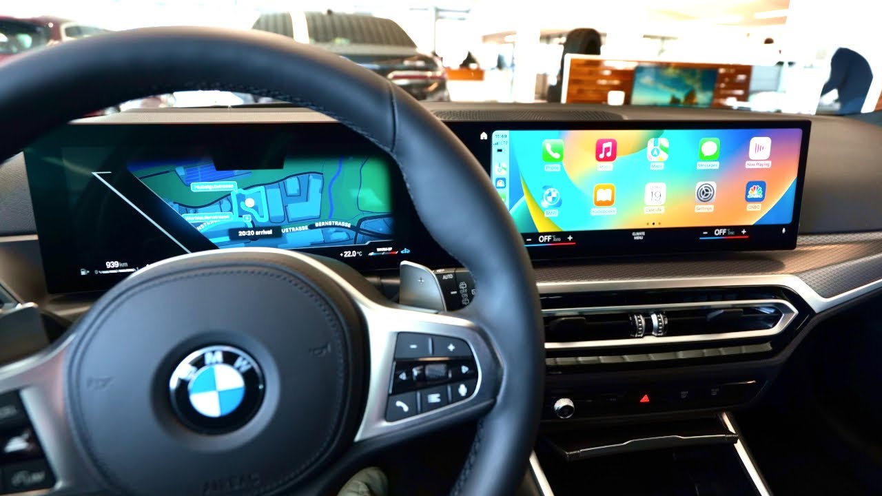 How to connect Apple CarPlay to BMW 3 Series Multimedia System 2023 