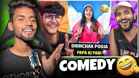 Dhinchak Pooja Papa Ki Pari - Try Not To Laugh vs My Brother | Reaction Boy Krish
