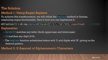 Discovering the Alphanumeric Pattern in Strings Using Python and Pandas