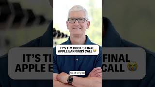 Tim Cook's final Apple earnings call