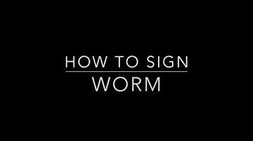 Learn How to Sign the Word Worm