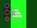 Green screen animated subscribe button - free download