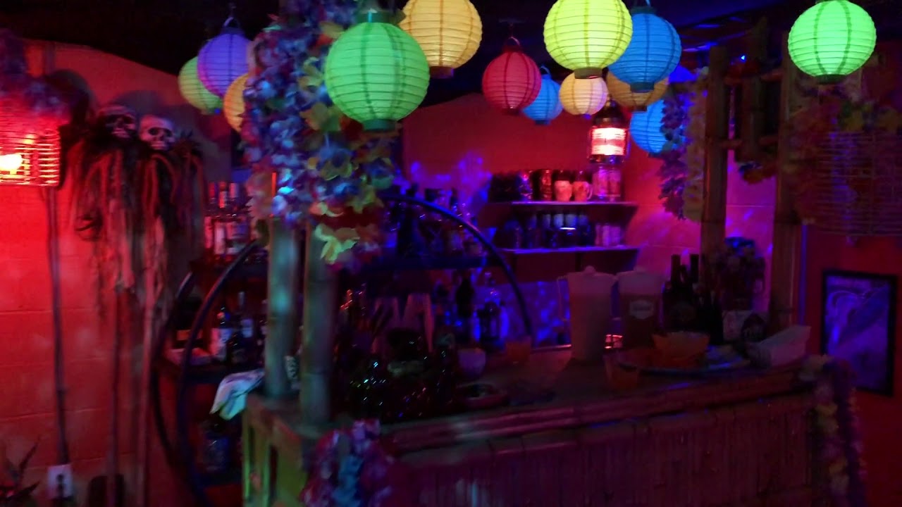 How a Boring Basement Became an Enchanting Tiki Bar