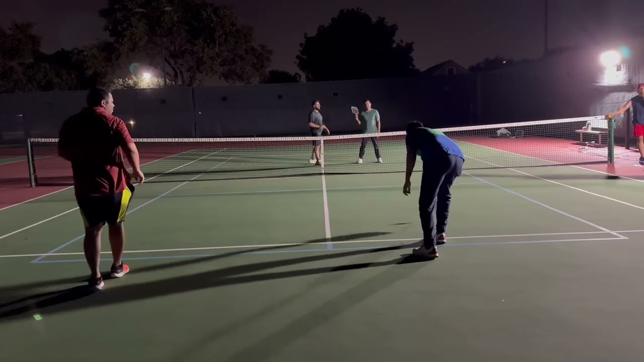 Pickleball 11/18/25. Game 7: Awais/Naeem 11 Ali/Uzair 3