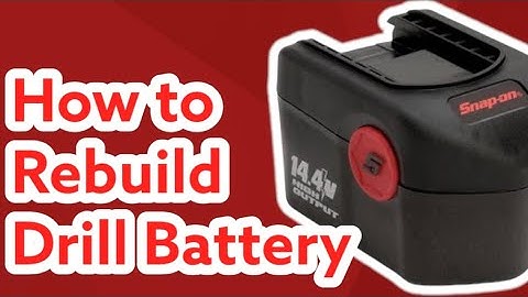 How to Rebuild 14.4v Snap-On NI-CD Battery