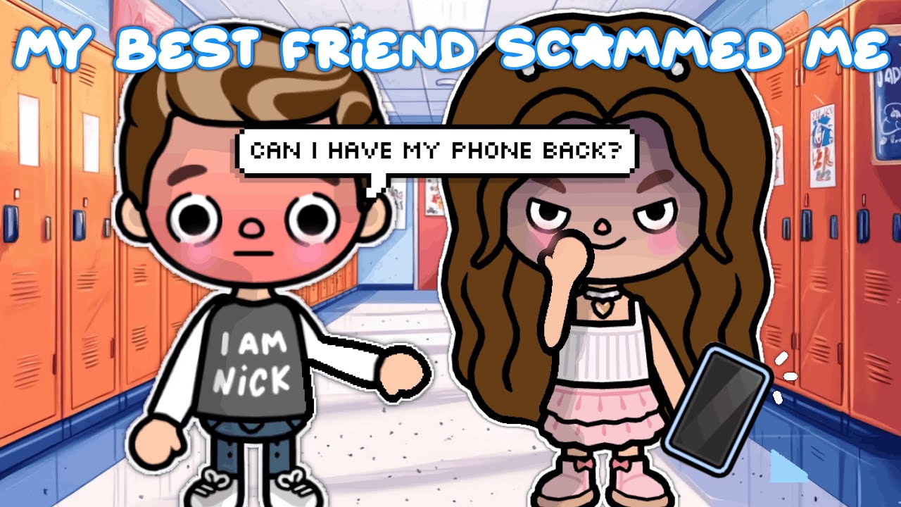 My BESTIE *SCAMMED* ME 😭 || *WITH VOICE* 🎙️|| Toca Boca TikTok Roleplay 🩵🌈