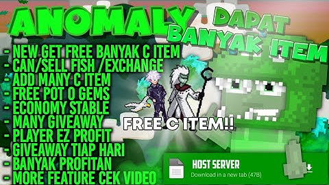 New Growtopia Private Server 2025 | Free Banyak Item | Giveaway Tiap Hari | Anomaly-Ps