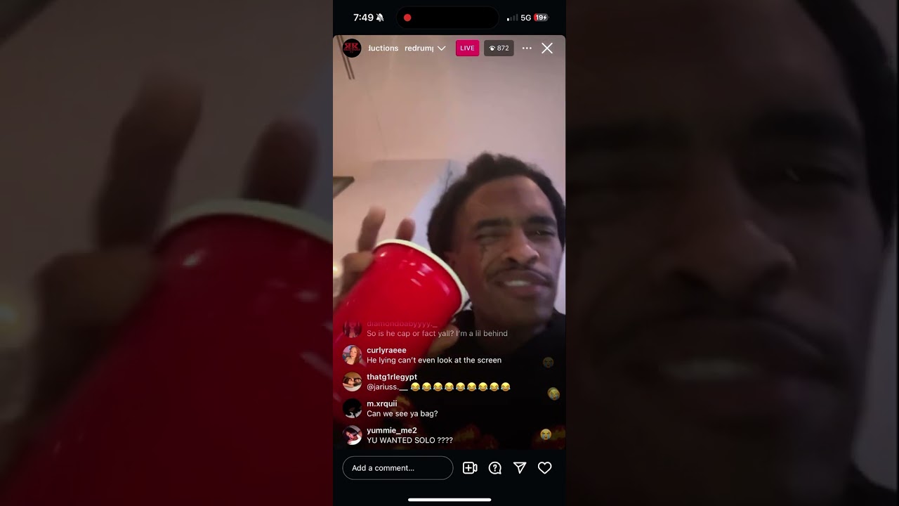 Бывший муж девушки Stunna в прямом эфире рассказал о том, что девушка Stunna употребляет наркотики