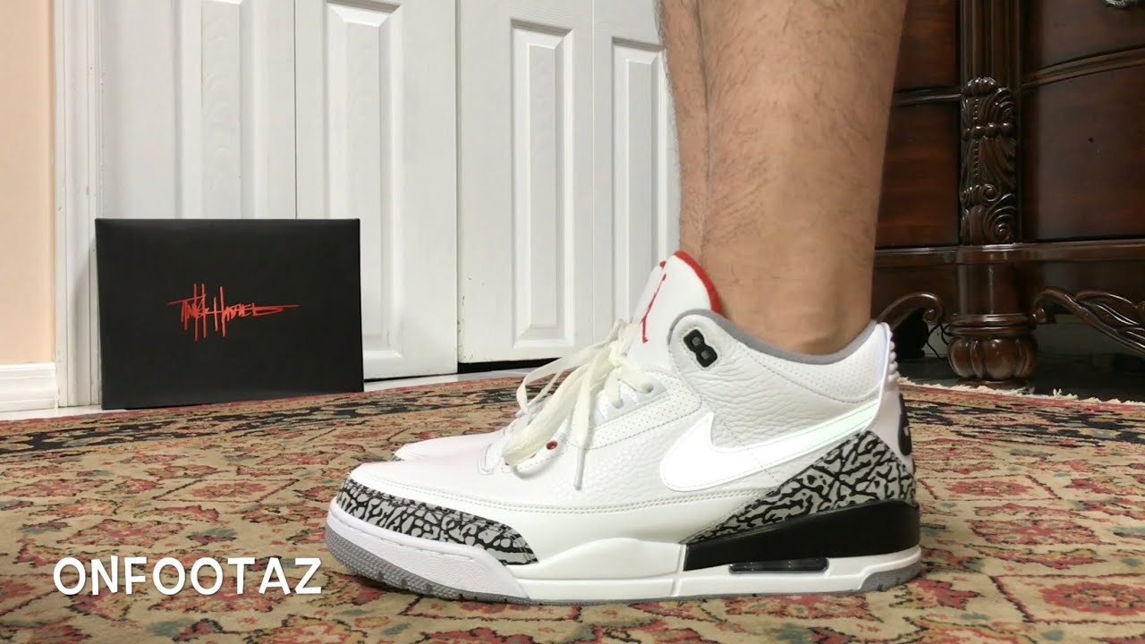 jordan 3 jth on feet