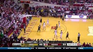 Iowa at Indiana   Men's Basketball Highlights