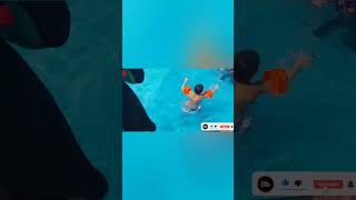 #تعلم السباحه#تعلم القفز في حمام السباحه الجزءالثاني.pool swimminge#part2