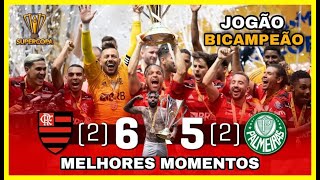 Flamengo 2 x 2 Palmeiras | GOLS e Pênaltis (6)x(5)| Supercopa do Brasil 11/04/2021