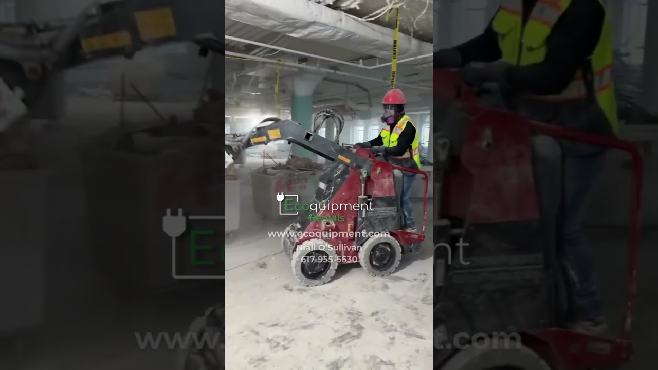 TORO BATTERY POWERED MINI SKIDSTEER RENTAL DEMO