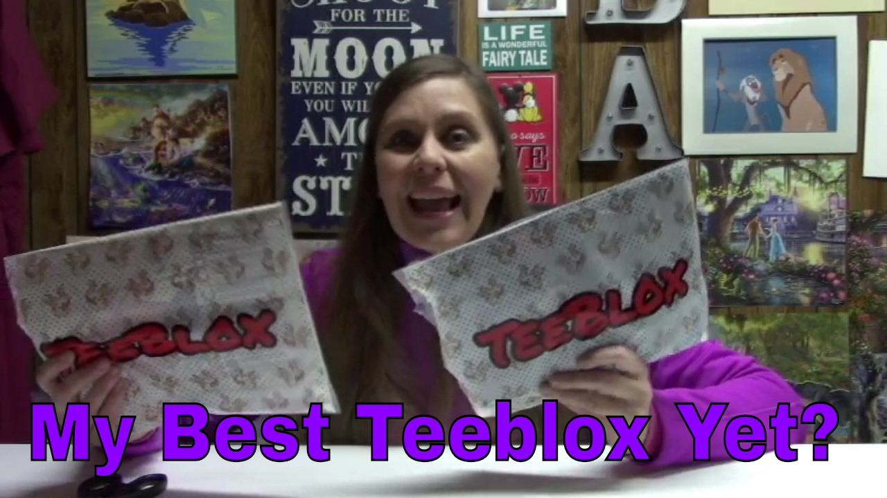 Teeblox Mystery  Disney t shirt double unboxing- December and January subscription