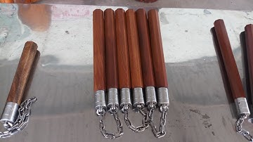 Siêu phẩm côn gỗ căm xe dây xích inox(330k)