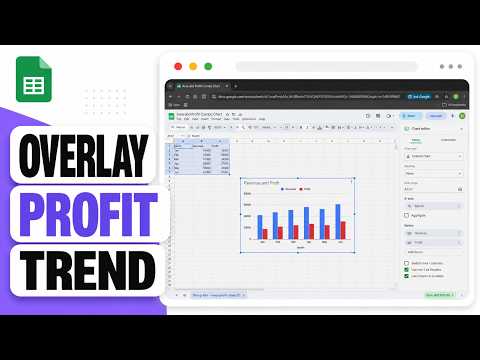 How to Combine an Area Chart with a Profit Line in Google Sheets