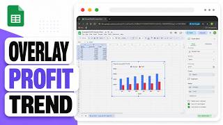 How to Combine an Area Chart with a Profit Line in Google Sheets