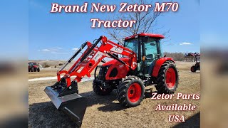 Zetor Major 70 (M70) Tractor with ZL75 Loader Walkaround (English) USA