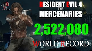 Resident Evil 4 Remake Mercenaries - 2,522,080 Luis Docks S++ | World Record Strategy
