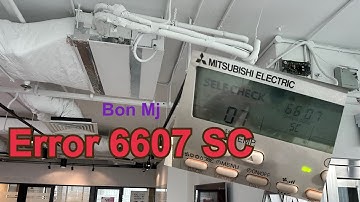 How to solve error 6607-SC | Mitsubishi Electric VRF