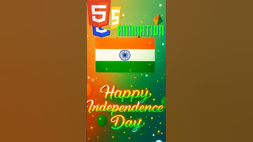 🇮🇳 How i created flag Animation|HTML, CSS &JS#coding  #webdevelopment #shorts